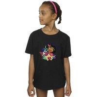 Disney Girl's Encanto Born To Be Me Cotton T-Shirt in Black | Size: 3-4 Years