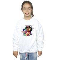Disney Girl's Encanto Born To Be Me Sweatshirt in White | Size: 3-4 Years