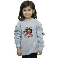 Disney Girl's Encanto Born To Be Me Sweatshirt in Grey | Size: 3-4 Years
