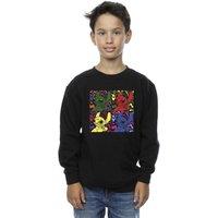 Disney Boy's Lilo & Stitch Pop Art Sweatshirt in Black | Size: 3-4 Years