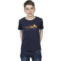 Disney Boy's Cars Explore The Open Road T-Shirt in Navy | Size: 3-4 Years
