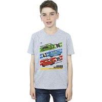 Disney Boy's Cars Piston Cup Champions T-Shirt in Grey | Size: 5-6 Years
