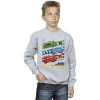 Disney Boy's Cars Piston Cup Champions Sweatshirt in Grey | Size: 7-8 Years