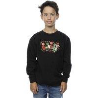 Elf Boy's Santa Fa La La Sweatshirt in Black | Size: 3-4 Years