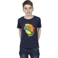 Disney Boy's The Lion King Colours T-Shirt in Navy | Size: 3-4 Years
