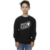 Disney Boy's The Lion King The King Sweatshirt in Black | Size: 3-4 Years