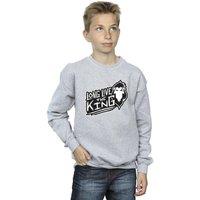 Disney Boy's The Lion King The King Sweatshirt in Grey | Size: 3-4 Years