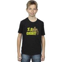 Guardians Of The Galaxy Boy's I Am Groot T-Shirt in Black | Size: 3-4 Years