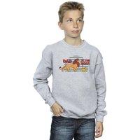 Disney Boy's The Lion King Dad Boss Sweatshirt in Grey | Size: 3-4 Years