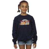 Disney Girl's The Lion King Dad Boss Sweatshirt in Navy | Size: 3-4 Years