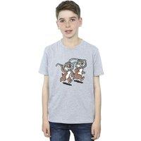 Disney Boy's Chip n Dale Glasses T-Shirt in Grey | Size: 3-4 Years