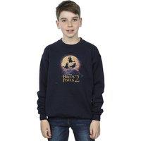 Disney Boy's Hocus Pocus Witches Flying Sweatshirt in Navy | Size: 3-4 Years