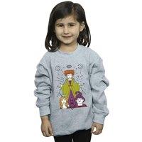 Disney Girl's Hocus Pocus Candle Sweatshirt in Grey | Size: 3-4 Years
