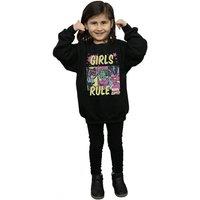 Marvel Comics Girl's Rule Sweatshirt in Black | Size: 9 Years