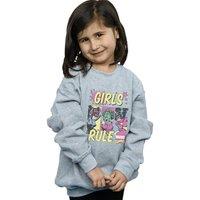 Marvel Comics Girl's Rule Sweatshirt in Grey | Size: 9 Years