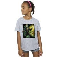 Marvel Girl's Guardians Of The Galaxy Groot Forest Energy Cotton T-Shirt in Grey | Size: 3-4 Years