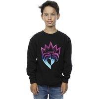 Disney Boy's Descendants Pink Crown Sweatshirt in Black | Size: 3-4 Years