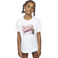 Harry Potter Girl's Mischief Managed Hermione Cotton T-Shirt in White | Size: 3-4 Years