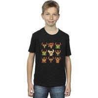 Disney Boy's Lilo & Stitch Halloween Costumes T-Shirt in Black | Size: 12-13 Years