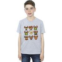 Disney Boy's Lilo & Stitch Halloween Costumes T-Shirt in Grey | Size: 9 Years