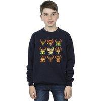 Disney Boy's Lilo & Stitch Halloween Costumes Sweatshirt in Navy | Size: 3-4 Years