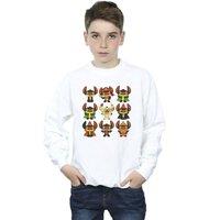 Disney Boy's Lilo & Stitch Halloween Costumes Sweatshirt in White | Size: 9 Years