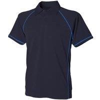 Finden & Hales Piped Performance Sports Polo Shirt in Dark Navy | Size: 3-4 Years