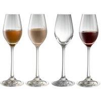 Galway Crystal 'Erne' Sherry/Taster Set of 4 in Clear