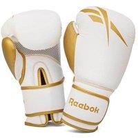 Reebok Boxing Gloves - White & Gold | Size: 12oz