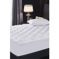Ezysleep Deep Fill Cloud Like Super Soft Mattress Topper in White | Size: Double