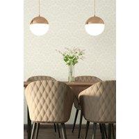 Hoopla Walls Deco Fan Matt Wallpaper in Natural