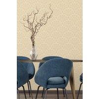 Hoopla Walls Deco Fan Matt Wallpaper in Gold