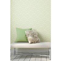 Hoopla Walls Deco Fan Matt Wallpaper in Green
