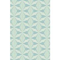 Hoopla Walls Sunray Diamond Matt Wallpaper in Teal