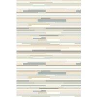 Hoopla Walls Horizontal Stripe Matt Wallpaper in Grey