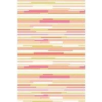 Hoopla Walls Horizontal Stripe Matt Wallpaper in Pink