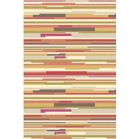 Hoopla Walls Horizontal Stripe Matt Wallpaper in Mustard
