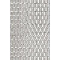 Hoopla Walls Retro Arch Matt Wallpaper in Black