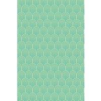 Hoopla Walls Retro Arch Matt Wallpaper in Green