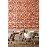 Hoopla Walls Seaweed Garden Matt Wallpaper in Red