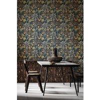 Hoopla Walls Seaweed Garden Matt Wallpaper in Dark Navy
