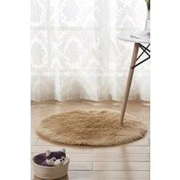 D90Cm Khaki Interior Decoration Plush Carpet