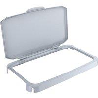 Durable 60L Hinged Bin Lid Grey - Recycling Bin Lid - Durabin | Size: 1 Pack