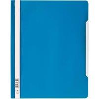 Durable Clear View Project Folder Document Report File - 50 Pack - A4+ Blue | Size: 1 Pack
