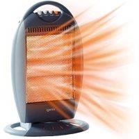 Igenix Halogen Electric Heater, 3 Bar Heater 1200W in Grey