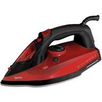 Igenix PowerSteam Vertical Steam Iron, 380ml Tank Capacity, 2600W in Red