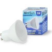 ValueLights GU10 Pack of 12 5W Spotlight Cool White LED Bulbs