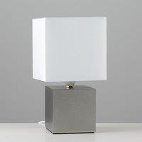 ValueLights Cubbie Pair of Silver Table Lamps Touch On/Off