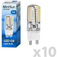 ValueLights G9 Pack of 10 2.6W Capsule Warm White LED Bulbs