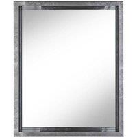 nielsen Albury Accent Metallic Effect Rectangular Mirror in Grey